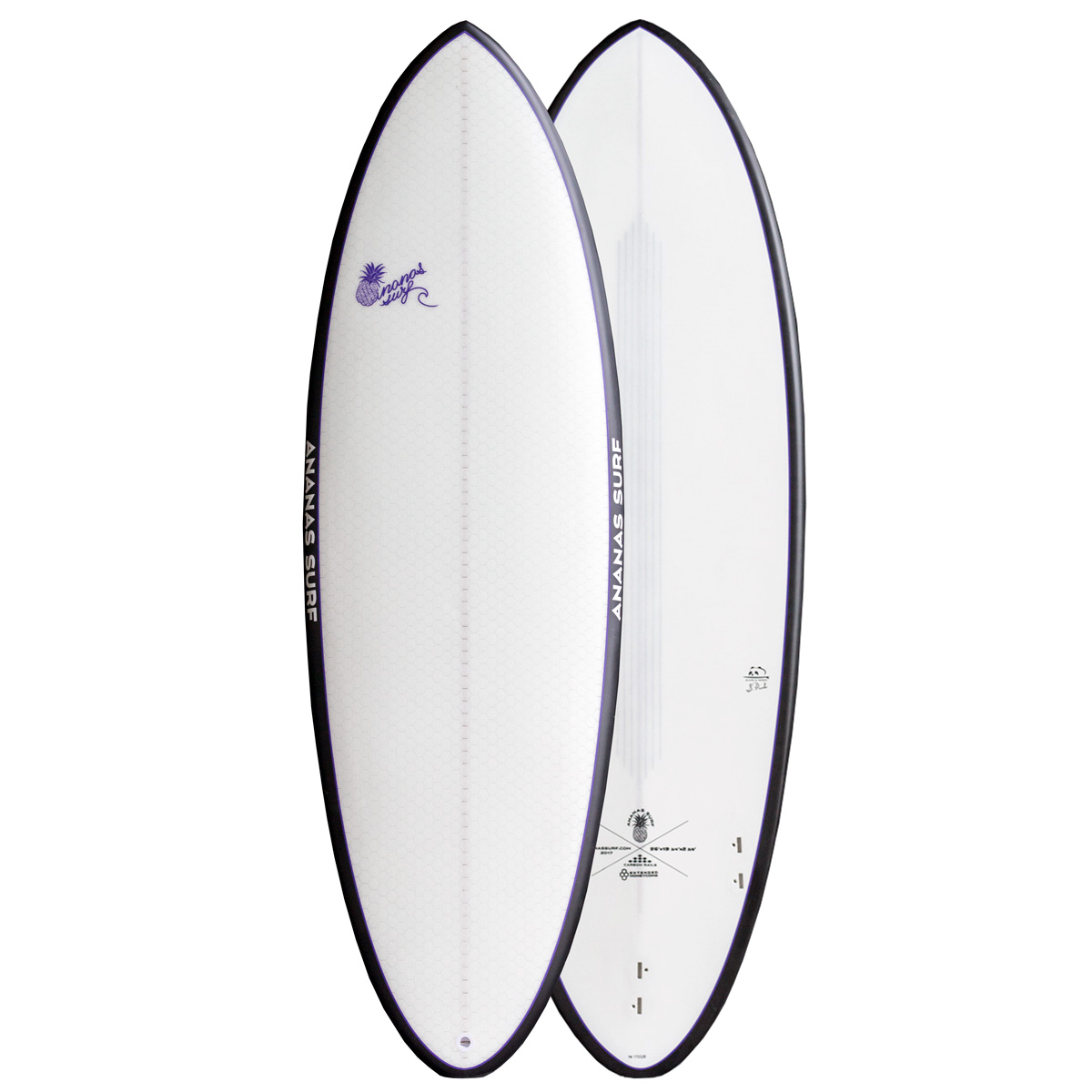 Ananas Surf Sunrise gibrid shortboard