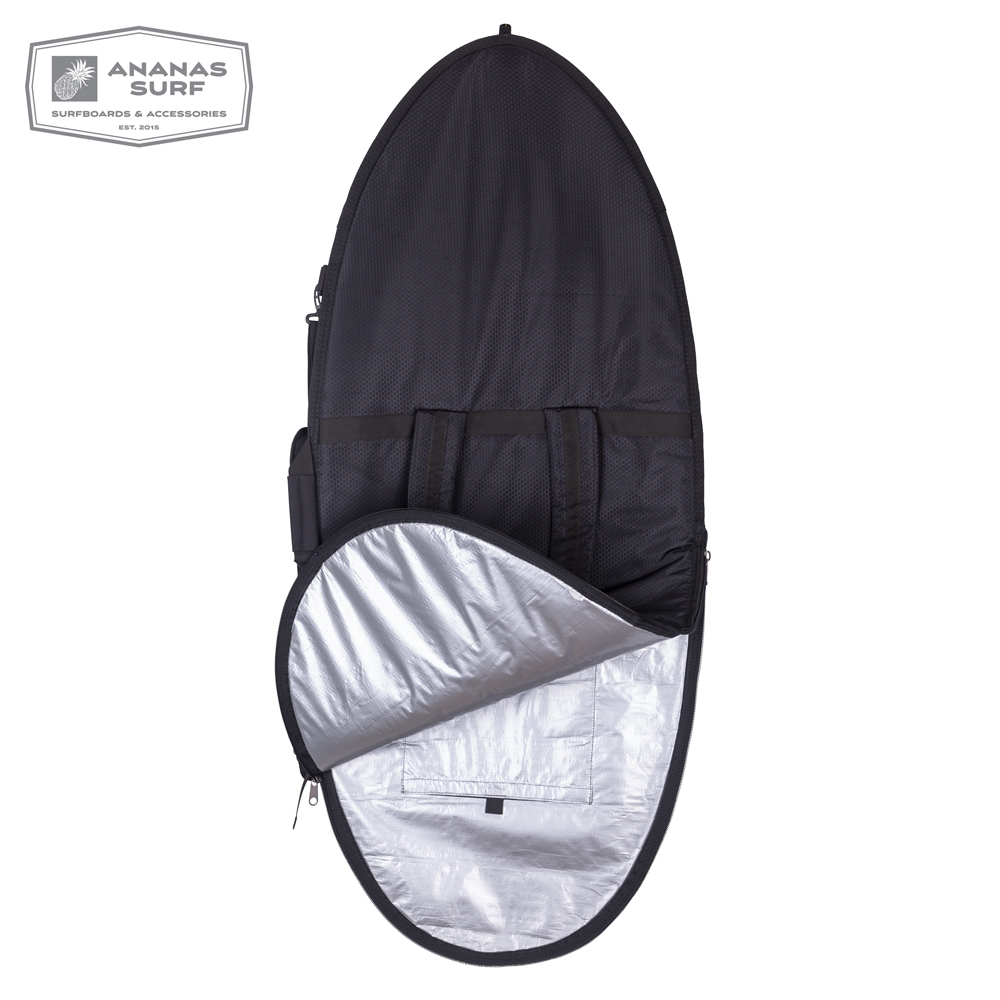 Ananas Surf Skimboard 57" Delux cover black inside