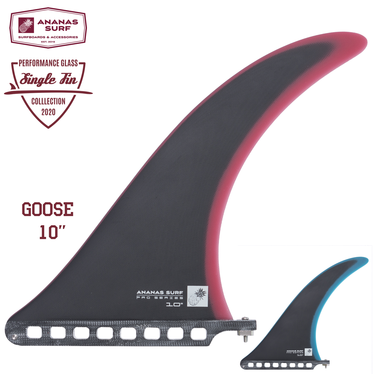 Ananas Surf Performance Glass Goose single fin 10 in