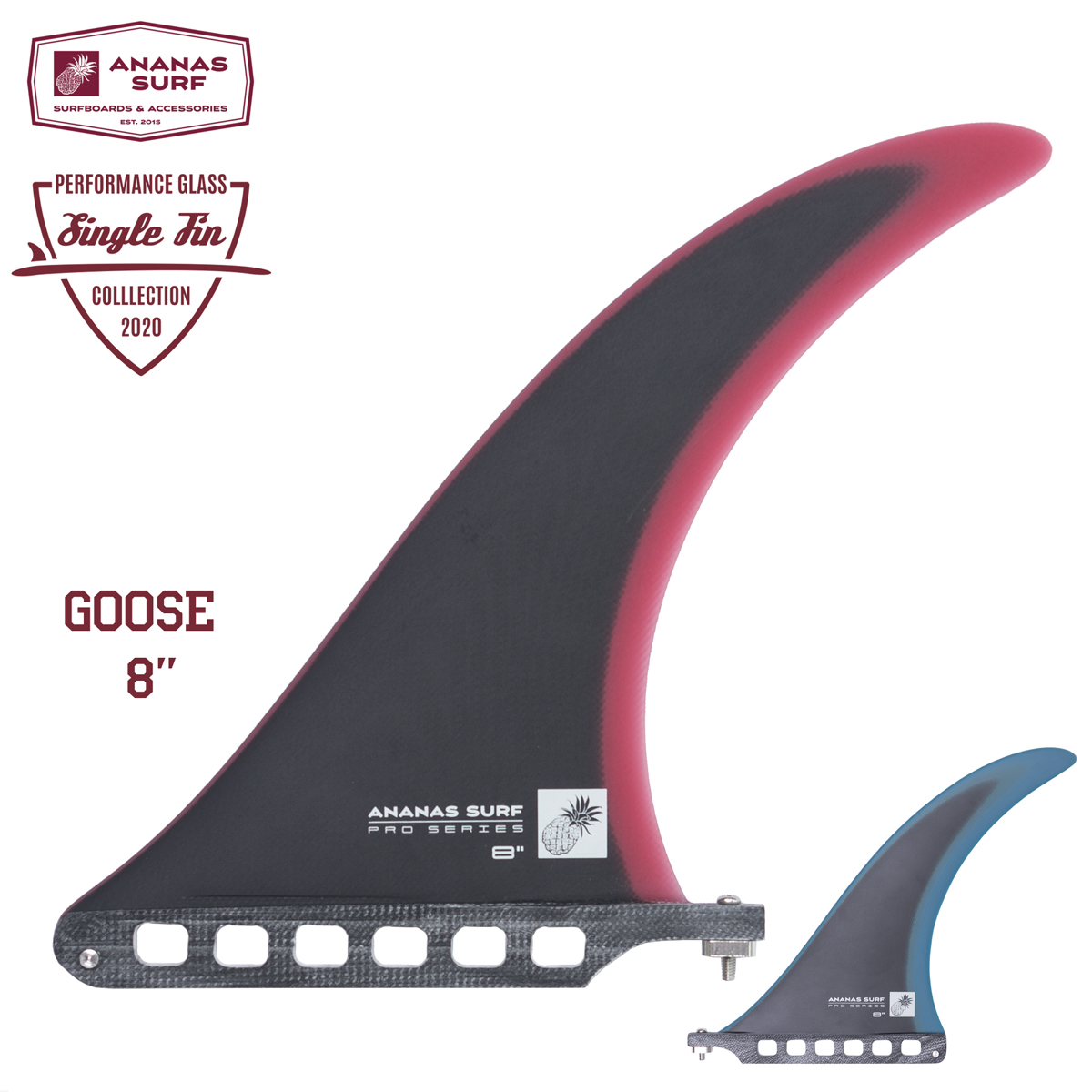 Ananas Surf Performance Glass Goose single fin 8 in