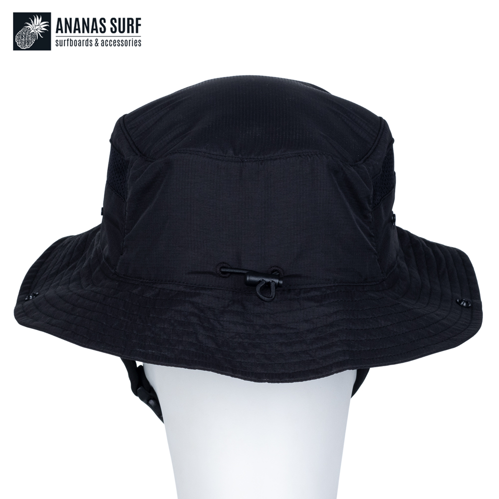 Ananas Surf Indo Hat Black 2020 edition with strap top view