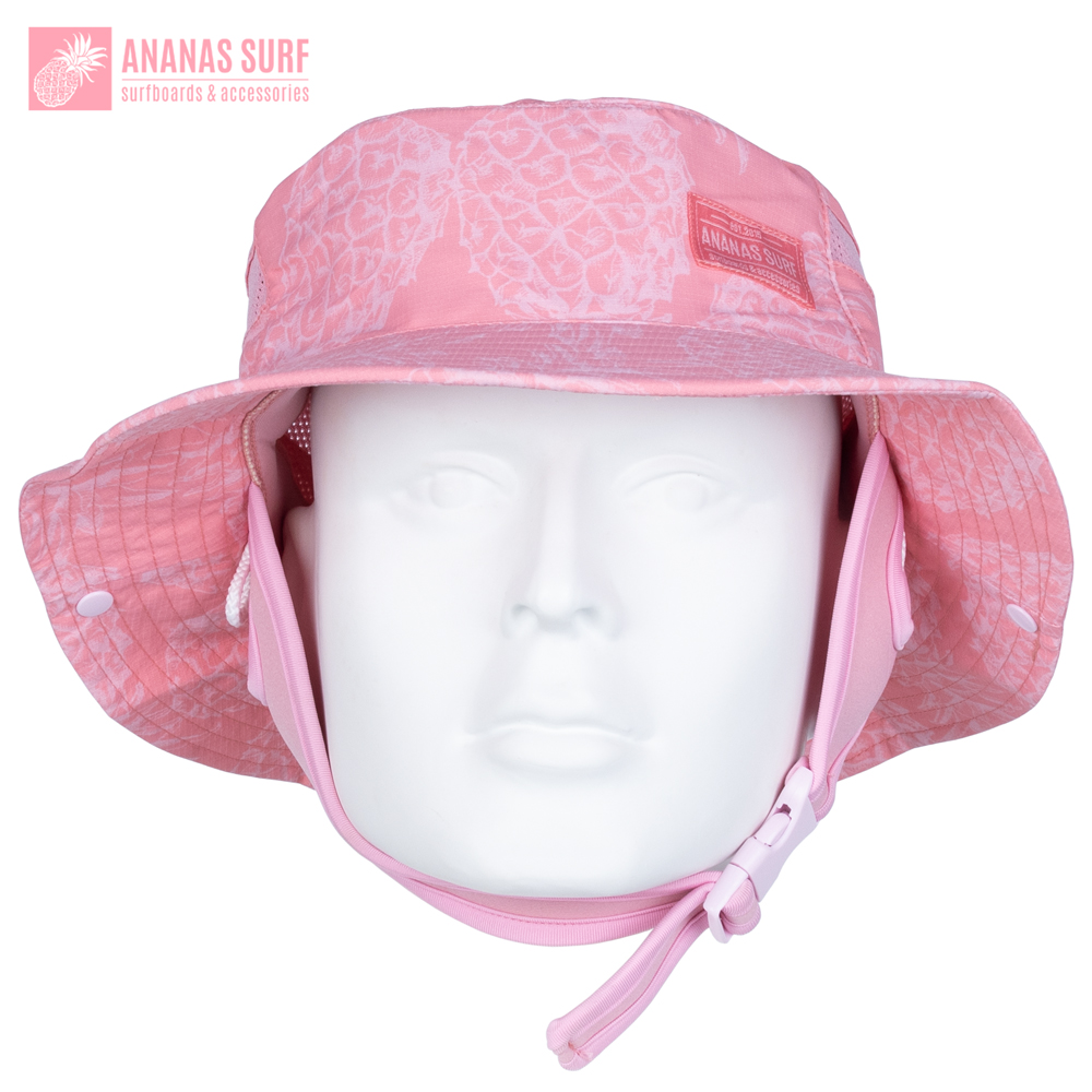 Ananas Surf Indo Hat Pink Coral Front