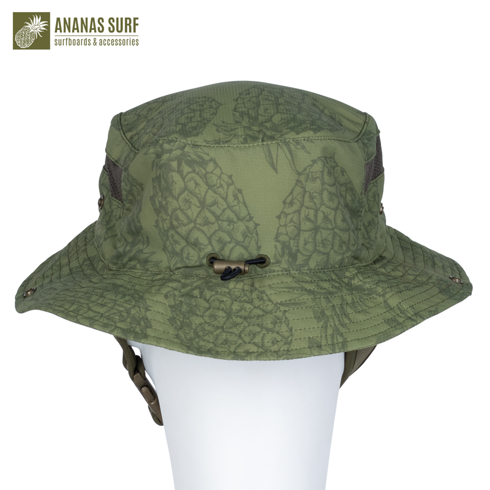 Ananas Surf Indo Hat Khaki Back