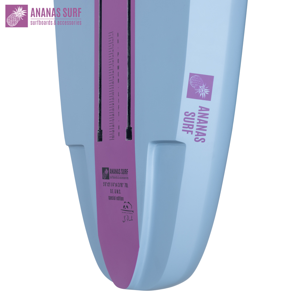 Ananas Surf DE Crossover Wing Board Tail shape
